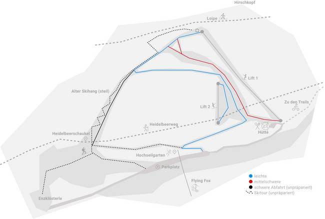 Hirschkopflifte – Enzklösterle