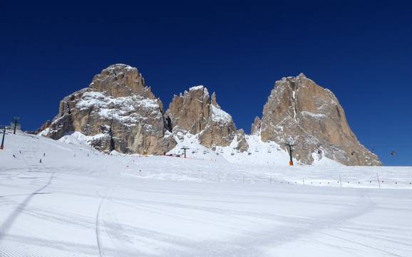 Skifahren im Val di Fassa (Fassatal)