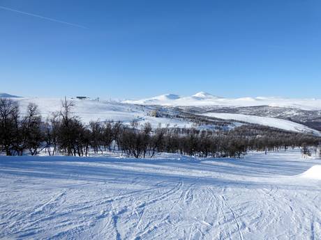 Härjedalen: Größe der Skigebiete – Größe Ramundberget