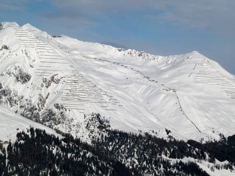 Landwassertal: Größe der Skigebiete – Größe Parsenn (Davos Klosters)