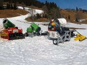 Schneekanonen am Walmendingerhorn