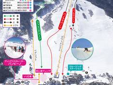 Pistenplan Mont Deus Hidakuraiyama Snow Park