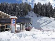 Prafiorì - 4er Hochgeschwindigkeits-Sesselbahn (kuppelbar) mit Abdeckhauben