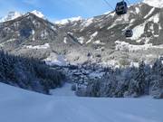 Blick auf die Unterkünfte in Hinterstoder