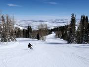 Piste an der Sesselbahn McConkey's Express