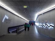 Gepflegter Zugang vom Bahnhof zur Gondelbahn