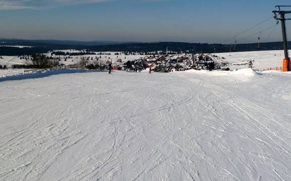 Bestes Skigebiet in der Karlsbader Region (Karlovarský kraj) – Testbericht Keilberg (Klínovec)
