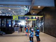 Informationen beim Einstieg an Spieljochbahn im Tal