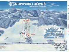 Pistenplan Lučivná Snowpark