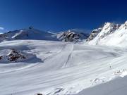 Blick auf die Mittagskogelabfahrt