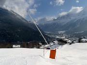 Schneilanze in Les Houches