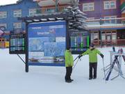 Bei Fragen stehen Guides im Village bereit