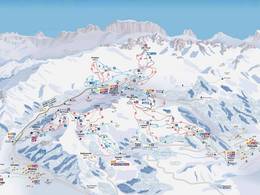 Pistenplan Passo San Pellegrino/Falcade