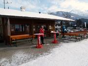 Fischinger Ski-Hütte an der Talstation