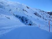 Zufahrt zu den Gletscherpisten