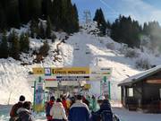 TSD Mossettes-France - 4er Hochgeschwindigkeits-Sesselbahn (kuppelbar)