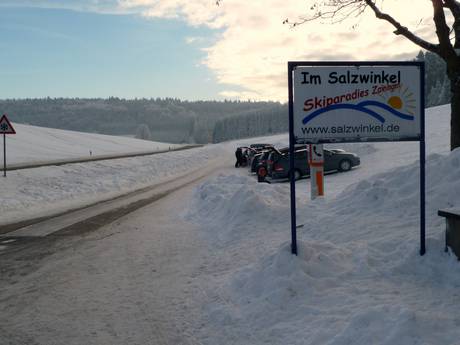 Reutlingen: Anfahrt in Skigebiete und Parken an Skigebieten – Anfahrt, Parken Im Salzwinkel – Zainingen (Römerstein)
