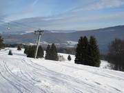 Abfahrten im oberen Teil des Wurzelbrunnen-Liftes