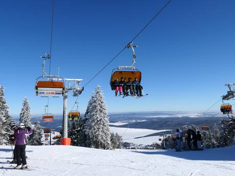 Erzgebirge: Größe der Skigebiete – Größe Keilberg (Klínovec)