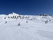 Leichte Piste an den Albeinaliften