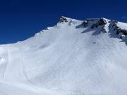 Tiefschneehänge am Piz Nair