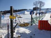 Seillift der Skischule