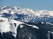 Blick auf das Skigebiet von Breckenridge