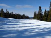 Ganz leichte Piste im Skigebiet Hafjell