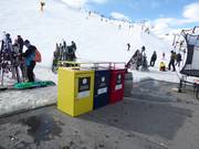 Mülltrennung im Skigebiet Coronet Peak