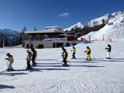 Kinderskikurs im Skigebiet Pejo