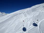 Tiefschneehänge in Königsleiten