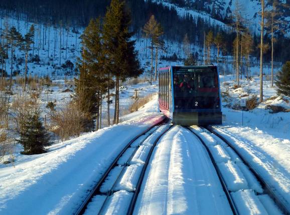 Starý Smokevec-Hrebienok - 160er Standseilbahn