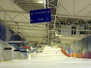 Informationstafel auf der Skipiste