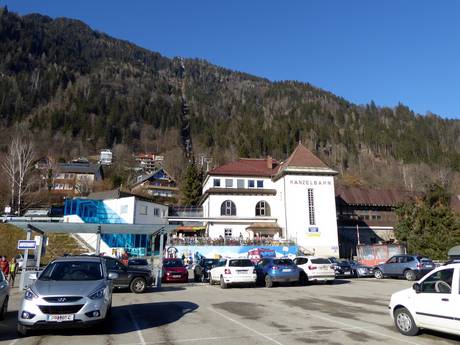 Kärnten: Anfahrt in Skigebiete und Parken an Skigebieten – Anfahrt, Parken Gerlitzen