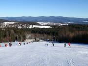 Leichte Piste an den Forsthausliften