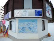 Pistenplan an der Talstation Svoboda nad Úpou