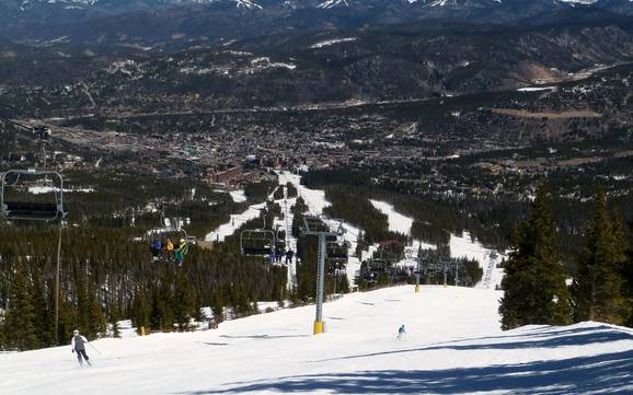 Höchstes Skigebiet in den Vereinigten Staaten von Amerika – Skigebiet Breckenridge