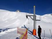 Am Schlepplift ist das Personal präsent