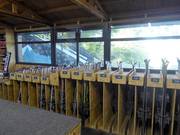 Es gibt genügend Ski für alle