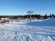 Leichte Piste Vallebacken in Lindvallen