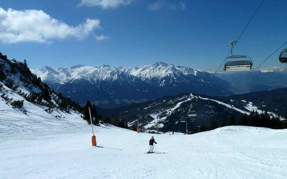 Skifahren in Seefeld in Tirol