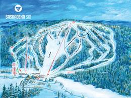 Pistenplan Saskadena Six