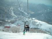 Takenokoyama Pair Lift - 2er Sesselbahn fix geklemmt