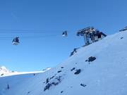 Funitel du Grand Fond - 33er Funitel - windstabile Gondelbahn mit zwei parallelen Förderseilen in weitem Abstand