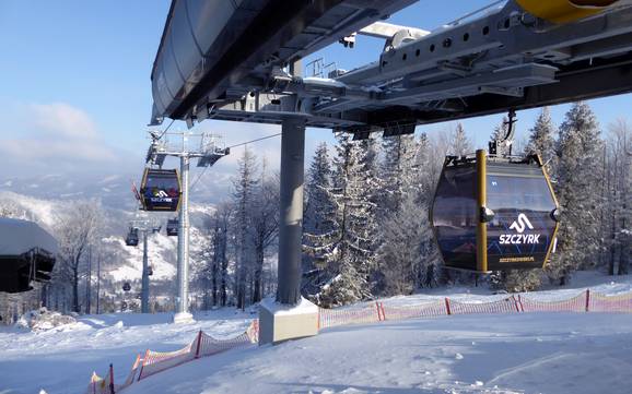 Westbeskiden: beste Skilifte – Lifte/Bahnen Szczyrk Mountain Resort