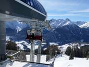 Ftan-Prui - 4er Hochgeschwindigkeits-Sesselbahn (kuppelbar) mit Abdeckhauben