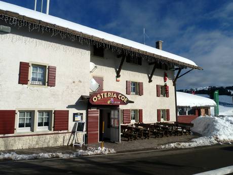 Hütten, Bergrestaurants  Alpe Cimbra – Bergrestaurants, Hütten Folgaria/Fiorentini