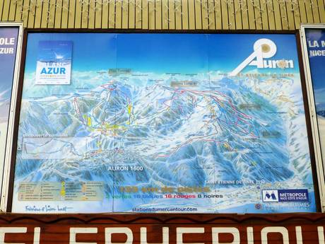 Seealpen: Orientierung in Skigebieten – Orientierung Auron (Saint-Etienne-de-Tinée)