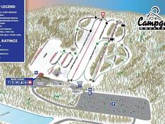 Pistenplan Campgaw Mountain