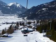 Ehrwald unterhalb der Talstation der Wettersteinbahn